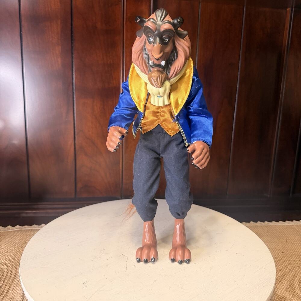 Disney Store BEAUTY and The BEAST - The BEAST DOLL 12" Tall